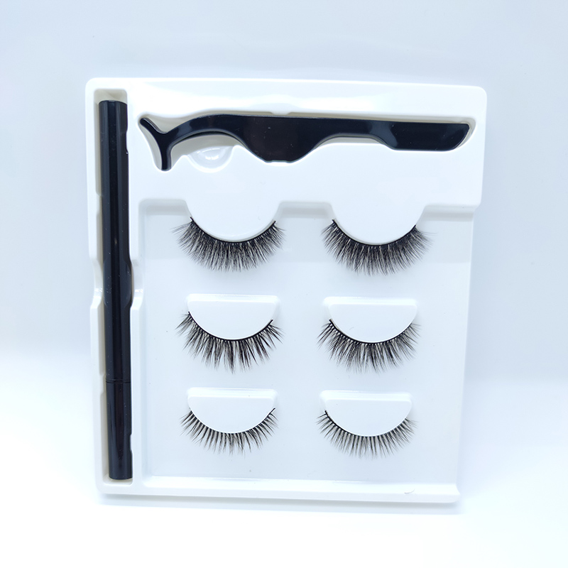 3D False Eyelash Kit மற்றும் காந்தம் இல்லாத லேஷ் க்ளூ பேனாக்கள்