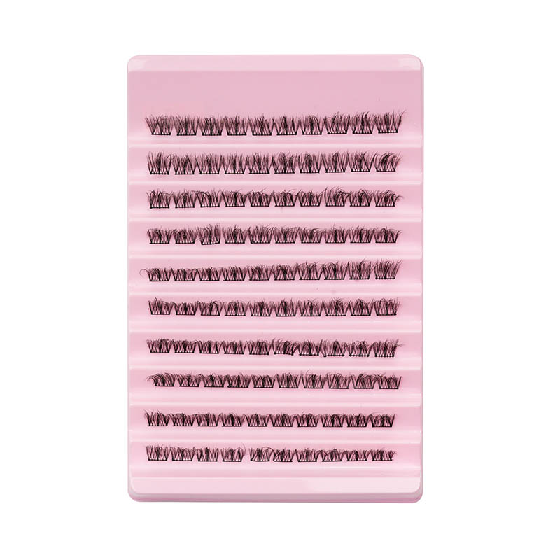 DD கர்ல் லேஷ் நீட்டிப்பு 100pcs Wispy Eyelash Clusters